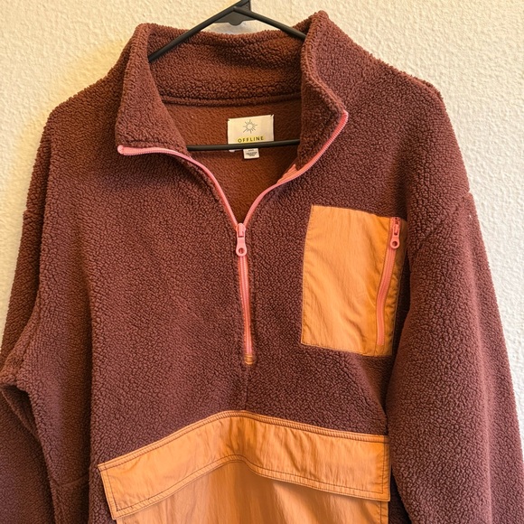 Offline by Aerie Cozy Oversized Sherpa Pullover - Picture 3 of 12